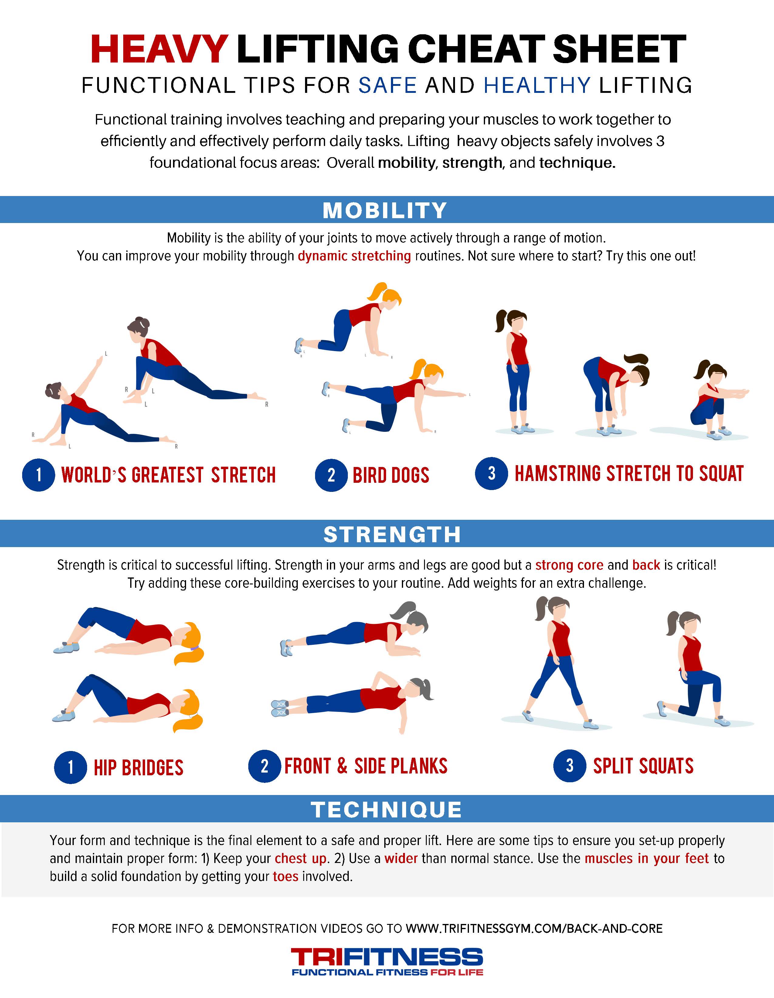 Healthy Core and Back Handout