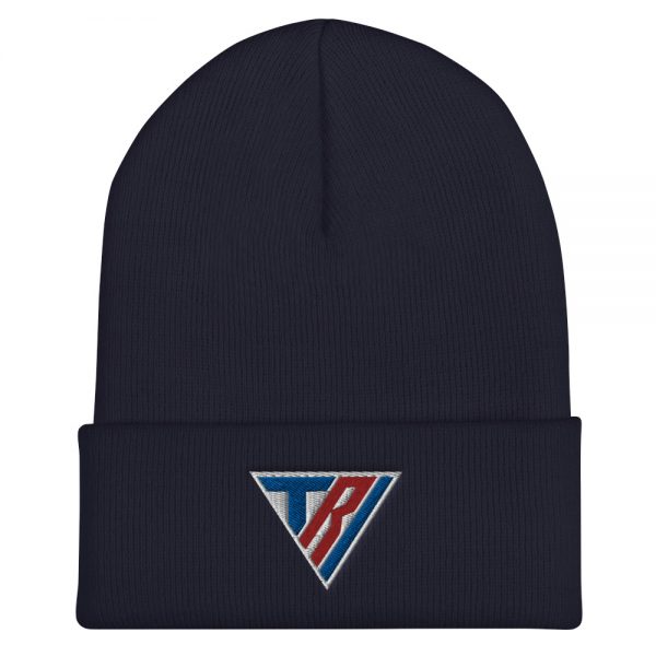 Red or Blue TriFitness Cuffed Beanie - Image 3